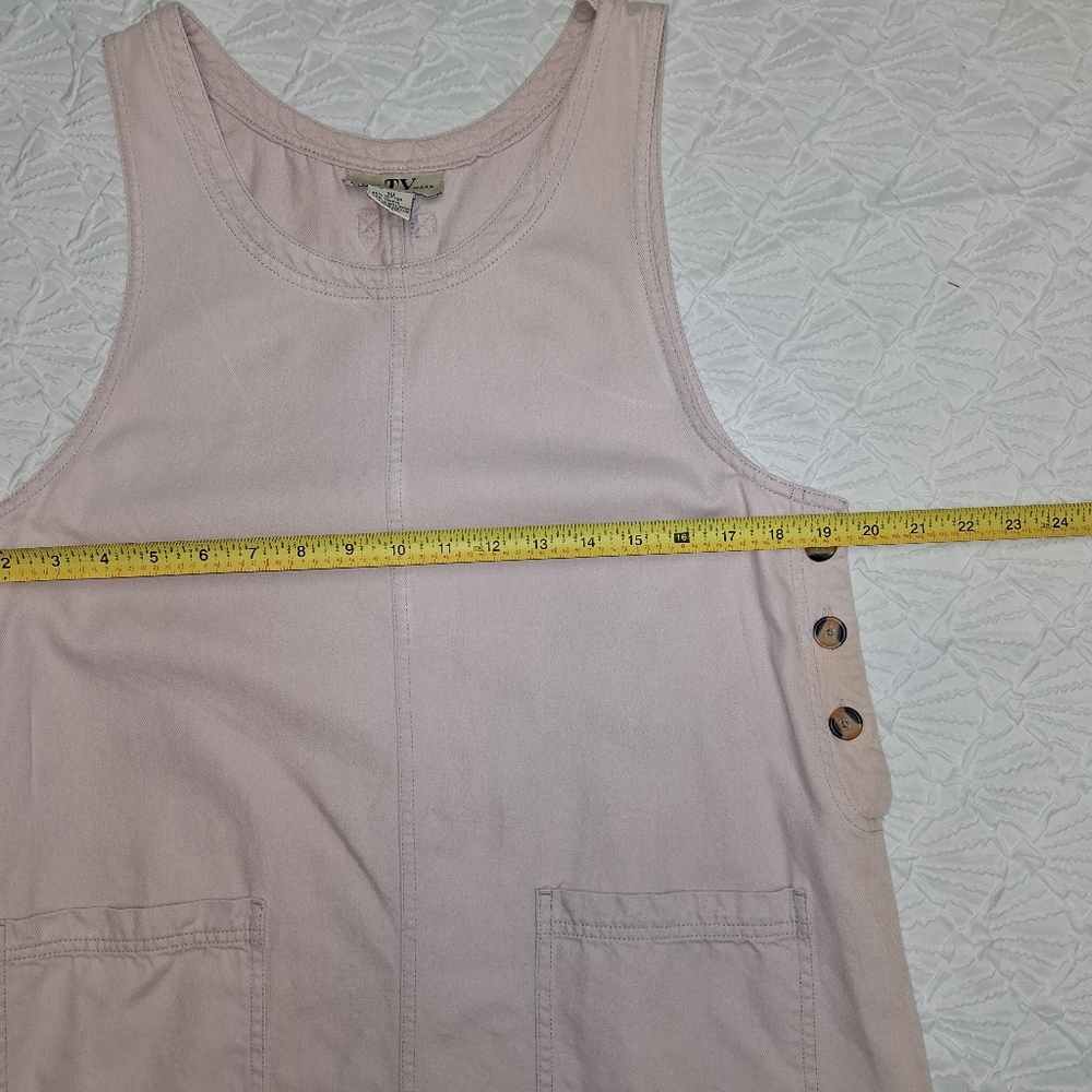 Original Ty wear 90s  Midi Dress Pale Purple Style Tencel Sleeveless Size 10 - Picture 5 of 16